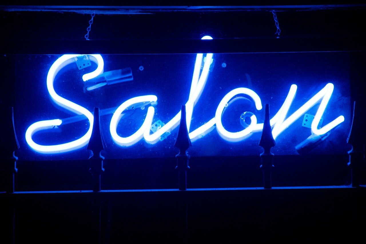 a sign with text on it