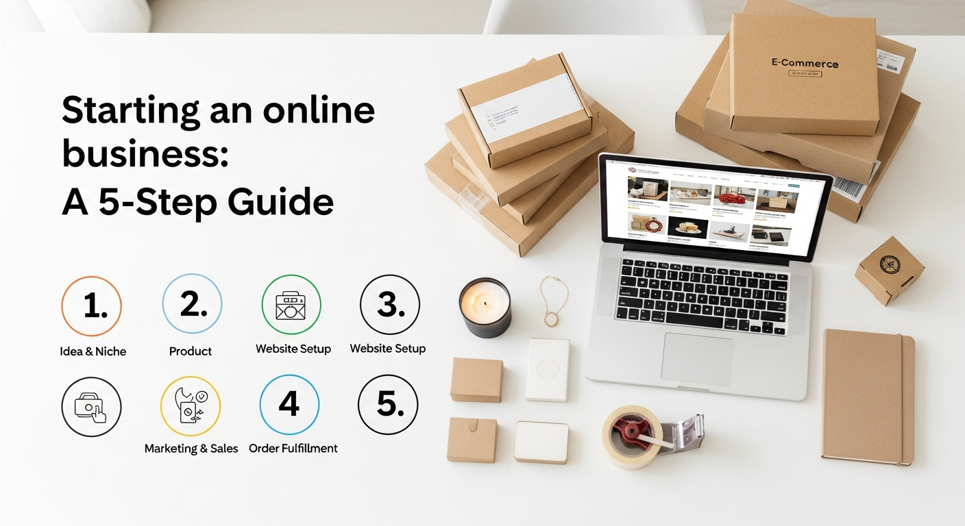 Starting An Online Business A 5 Step Guide
