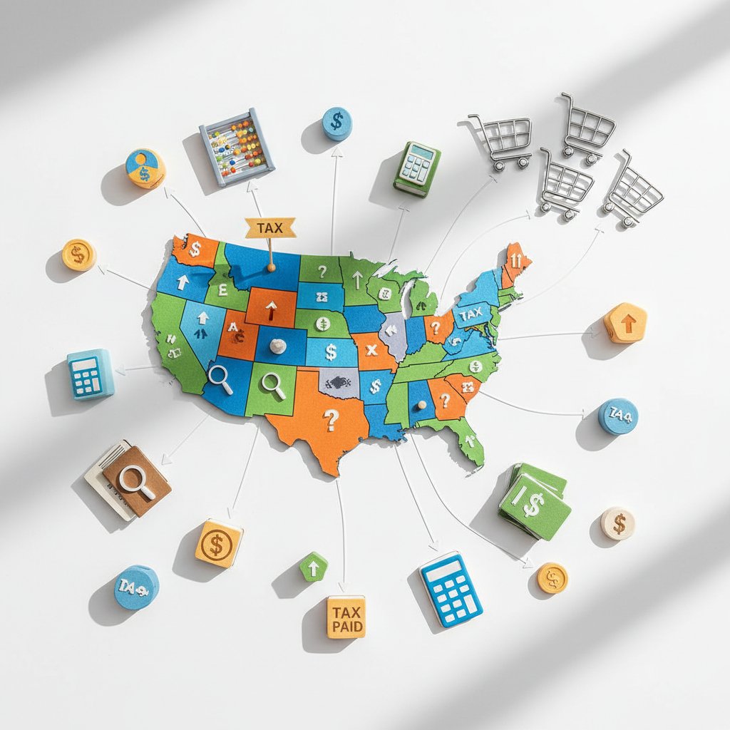 ecommerce sales tax compliance: a state-by-state guide for online stores - photo 2 illustration