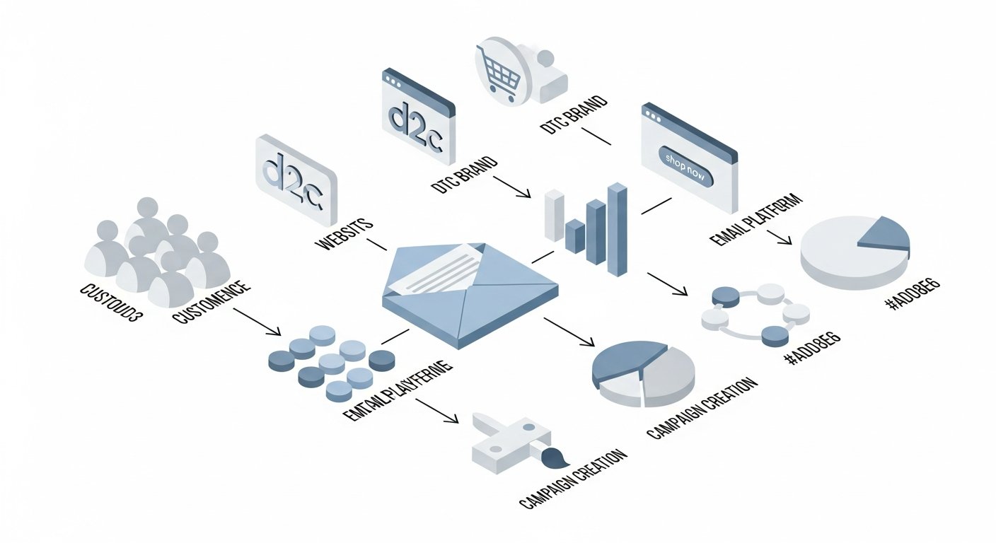email marketing for d2c - infographic 4 illustration